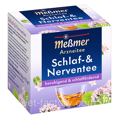 Чай Messmer Arzneitee Schlaf- & Nerventee 9s 18g