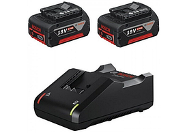 Професійний зарядний пристрій Bosch GAL 18V-40 + 2 АКБ 18V 4Аh Bosch GBA (1600A019S0) EHA