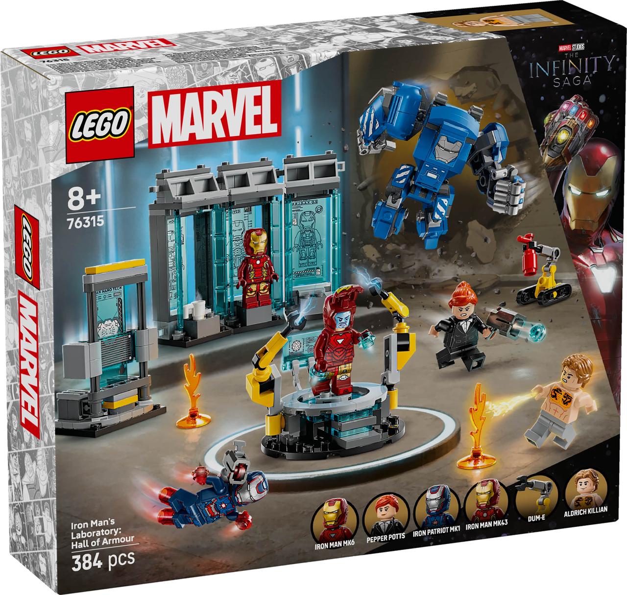 Конструктор Лего Супер Герої: Лабораторія Заліза Людини | Lego Super Heroes 76315