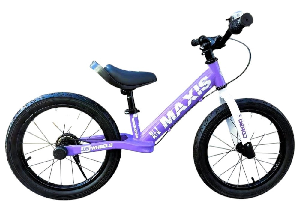 Велобіг (біговел) з надувними колесами 16 дюймів та ручним гальмом TM CORSO MAXIS арт. MX-30694, фото 1