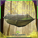Туристический гамак 260x140 см Полевой гамак, Гамак для туризма с москитной сеткой RC-K-878, фото 3