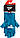 Рукавички Favorite Solar Fishing Gloves 5 Cut S/M blue, фото 5