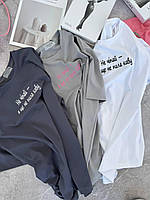 Футболка жіноча з написом 42-46