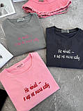 Футболка жіноча з написом 42-46, фото 3