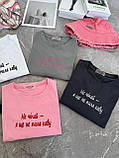Футболка жіноча з написом 42-46, фото 5
