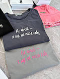 Футболка жіноча з написом 42-46, фото 6