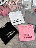 Футболка жіноча з написом 42-46, фото 8