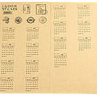 Наклейки "Стікери календар" 2 листа NKL122, фото 2