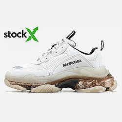 Кросівки 0819 Баленсіага Balenciaga Triple S White/Biege📦 36 топ якість чоловічі унісекс