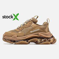 Кросівки 0820 Баленсіага Balenciaga Triple S Brown📦 топ якість чоловічі унісекс