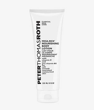 Peter Thomas Roth Mega-Rich Nourishing Body Lotion – збагачений лосьйон для тіла з вітаміном E і маслом ши 235 мл