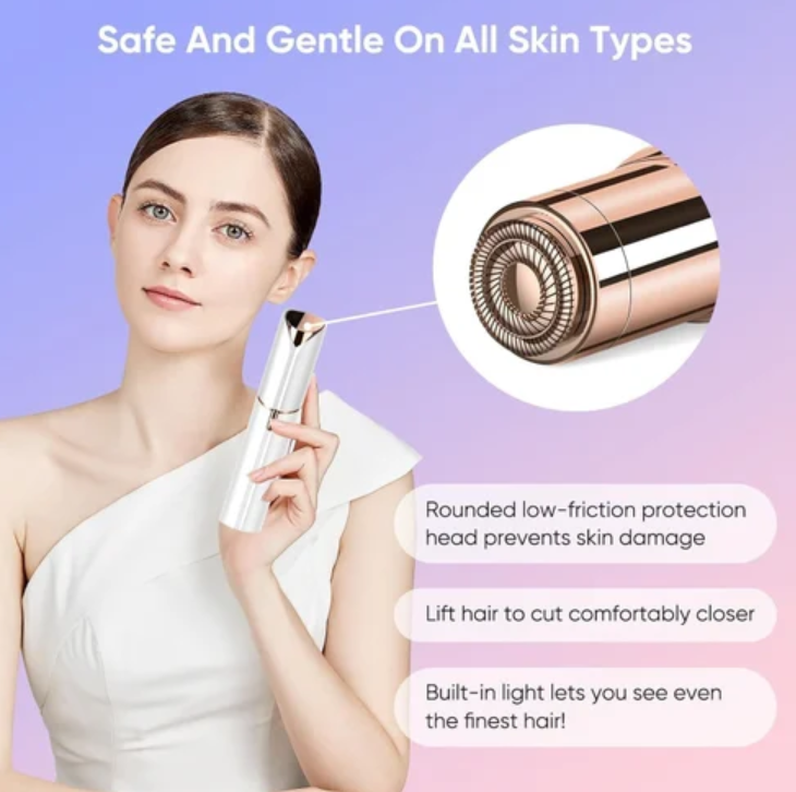 Інноваційний депілятор для обличчя flawless у формі губної помади для догляду за обличчям Тример для обличчя жіночий