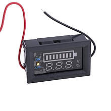 Індикатор заряду акумулятора з LED-індикатором і вольтметром