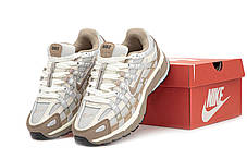 Кросівки Nike P-6000 White Beige Взуття Найк П-6000 білі сітка текстиль демісезонні унісекс, фото 4