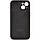 Силіконовий чохол для iPhone 14 - Full Camera з мікрофіброю (Лого), Black, фото 3