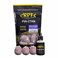 Готові ПВА-стики RPF "Sport" (10шт. х 20г) + Ліквід 50мл - Монстер краб