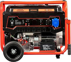 Бензиновий генератор MAGNETTA GFE 9000 7.5 кВт однофазний потужний для дому та будівництва