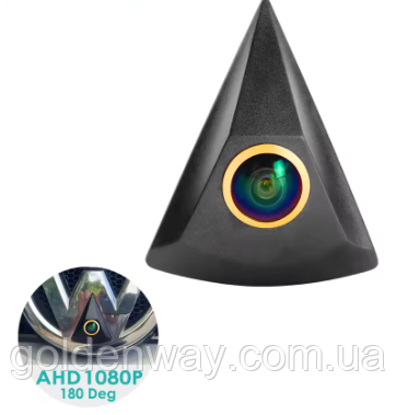 Автомобільна передня фронтальна камера GreenYi AHD 720P+CVBS NTSC Volkswagen VW Golf 4 5 6 7 Passat B6 CC Polo Tiguan Caddy, фото 1