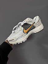 Жіночі кросівки Nike Zoom Vomero 5 Beige Brown Orange Premium Найк Зум Вомеро 5 бежеві шкіра текстиль демісезон, фото 4