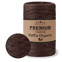 Premium Yarn Raffia Organic, Червоне дерево №22, пряжа рафія для в'язання капелюхів і сумок