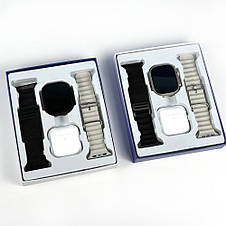 Smart Watch S30 Pro Max з TWS навушниками та двома ремінцями (49мм), набір 2в1, фото 3