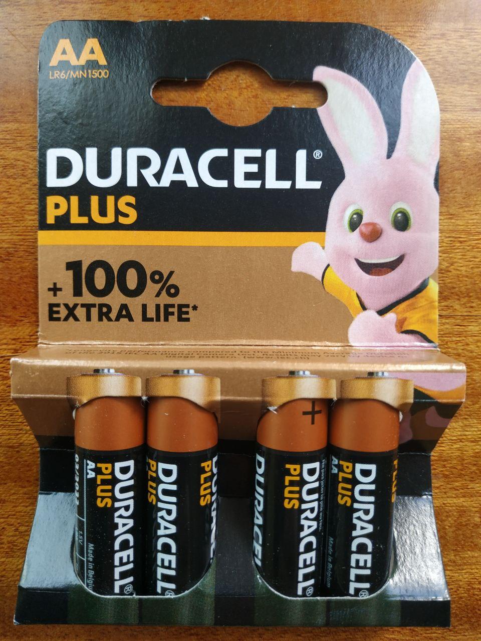 Батарейка лужна DURACELL Alkaline LR6 AA Blister 4шт ( ціна за 1 шт )
