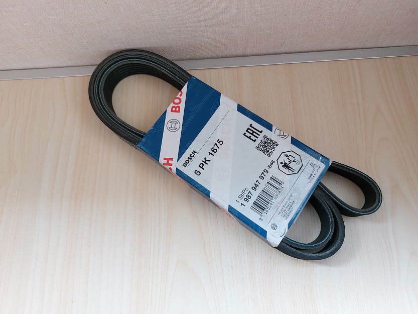 Ремінь генератора 2.2 Fiat Ducato 250, Peugeot Boxer 3, Citroen Jumper 3 (2006-2014), 9662806680, 5750YH