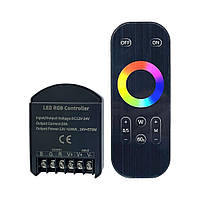 Контроллер RGB OEM C-24-RF8-T-B (8A*3кан) чорний