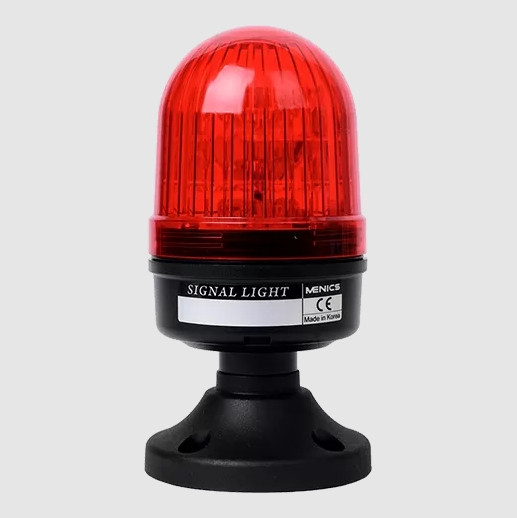 Проблисковий маяк LED, сирена 80 дБ, 12-24 V AC/DC