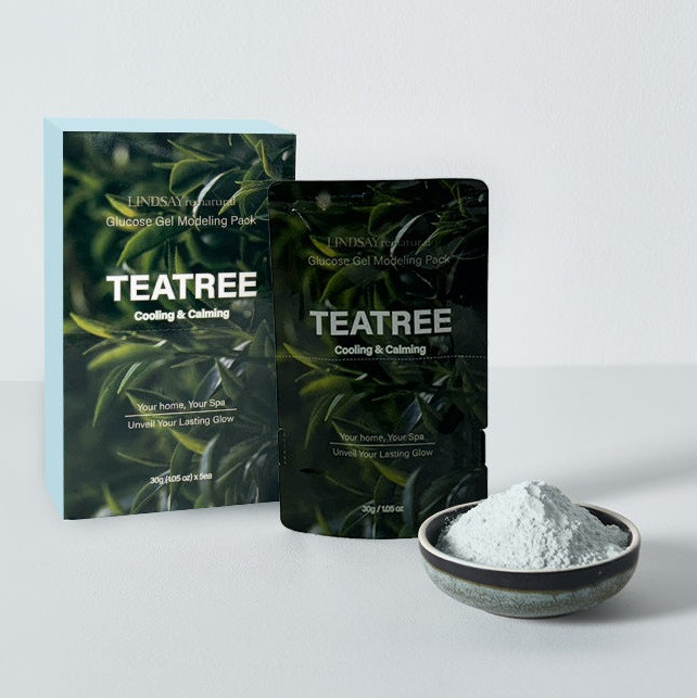 Маска альгінатна з чайним деревом Lindsay Re:natural Modeling Mask Tea Tree 30 г