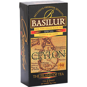 Чорний чай Basilur Чайний острів Особливий пакетований 25х2г