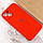 Силіконовий чохол для iPhone 14 - Full Camera з мікрофіброю (Лого), Red, фото 5