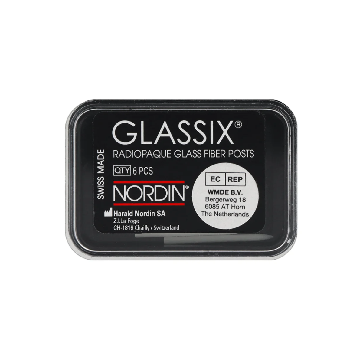 Скловолоконні штифти, Glassix (Гласікс), № 2, 6 шт. / Уп., фото 1