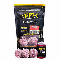 Готові ПВА-стики RPF "Classic" (10шт. х 20г) + Ліквід 50мл - Мотиль+Опариш