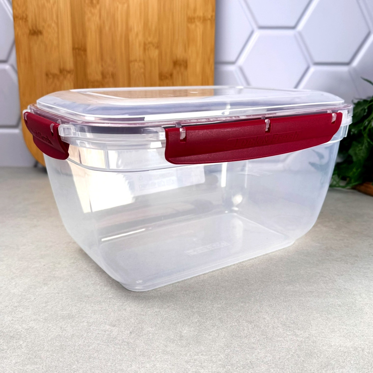 Харчовий контейнер Dunya Master Lock&Fresh 5,0 л прямокутний, Туреччина, фото 1