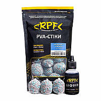 Готові ПВА-стики RPF "Classic" (10шт. х 20г) + Ліквід 50мл - Кальмар+Журавлина