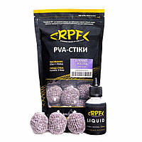 Готові ПВА-стики RPF "Classic" (10шт. х 20г) + Ліквід 50мл - Білачан+Лосось