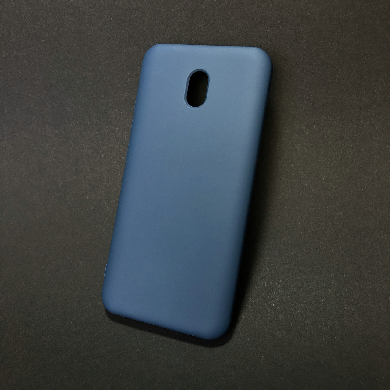 Чехол Xiaomi Redmi 8A Silicone Soft Silky №6 Blue (4you)