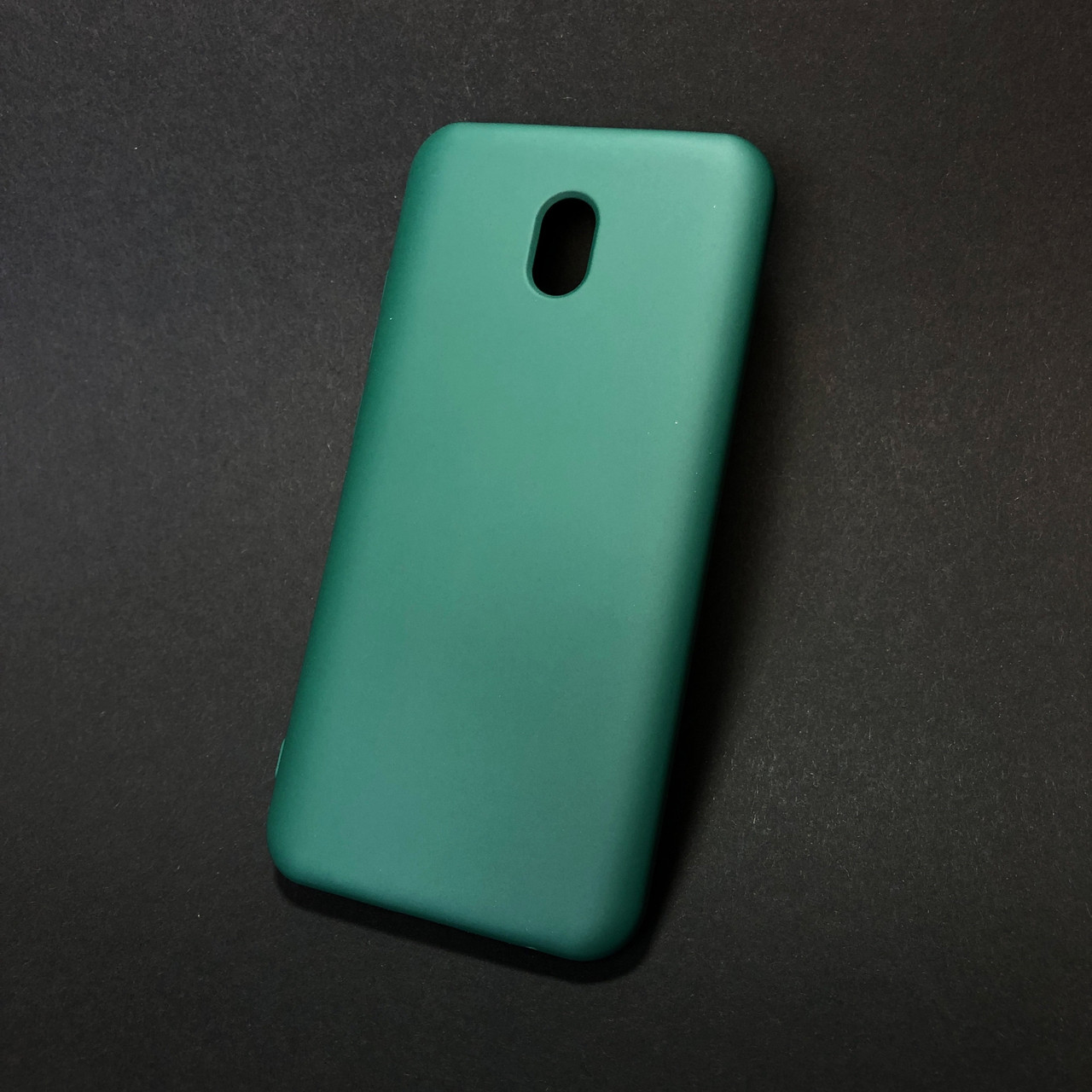 Чехол Xiaomi Redmi 8A Silicone Soft Silky №28 Dark Green (4you)