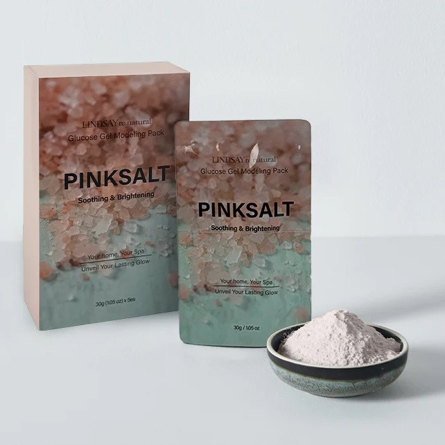 Маска альгінатна з рожевою сіллю Lindsay Re:natural Modeling Mask Pink Salt 30 г.