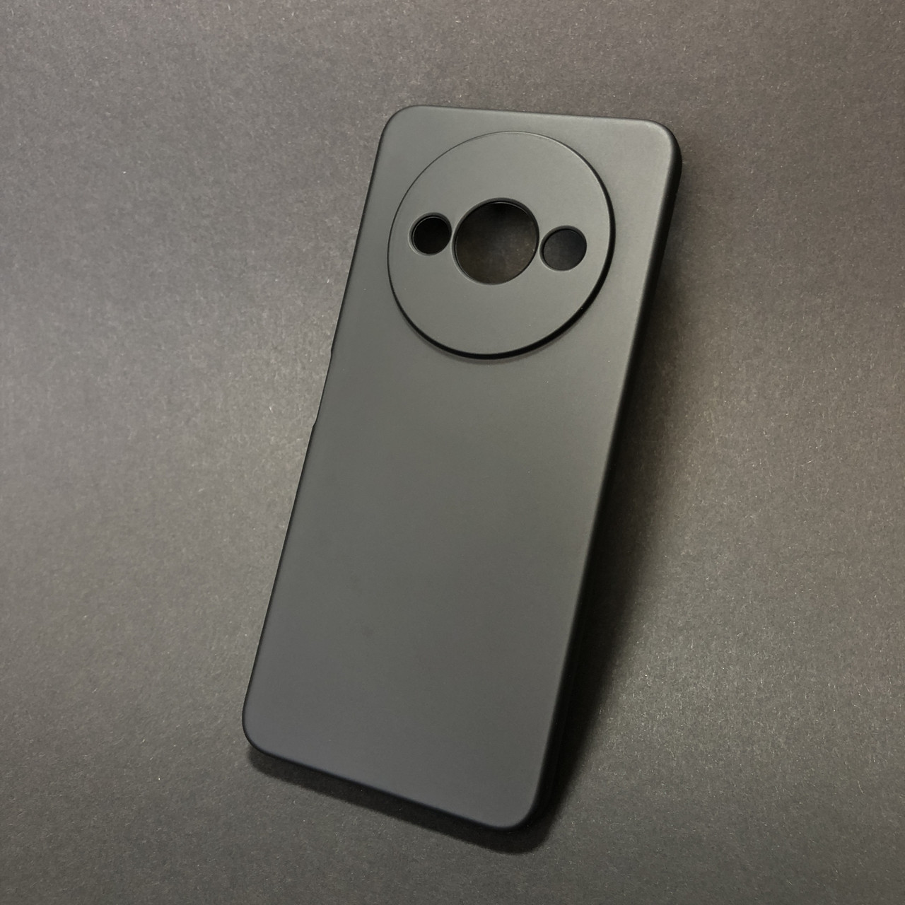 Чехол Xiaomi Redmi A3 Silicone Soft Silky №1 Black (4you)