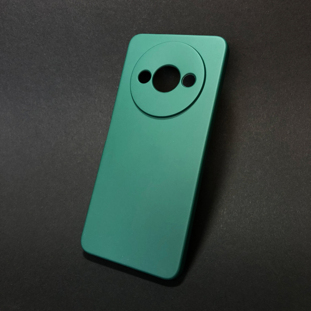 Чехол Xiaomi Redmi A3 Silicone Soft Silky №28 Dark Green (4you)