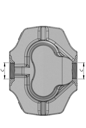 розміри гідронасосів UNI EHASS