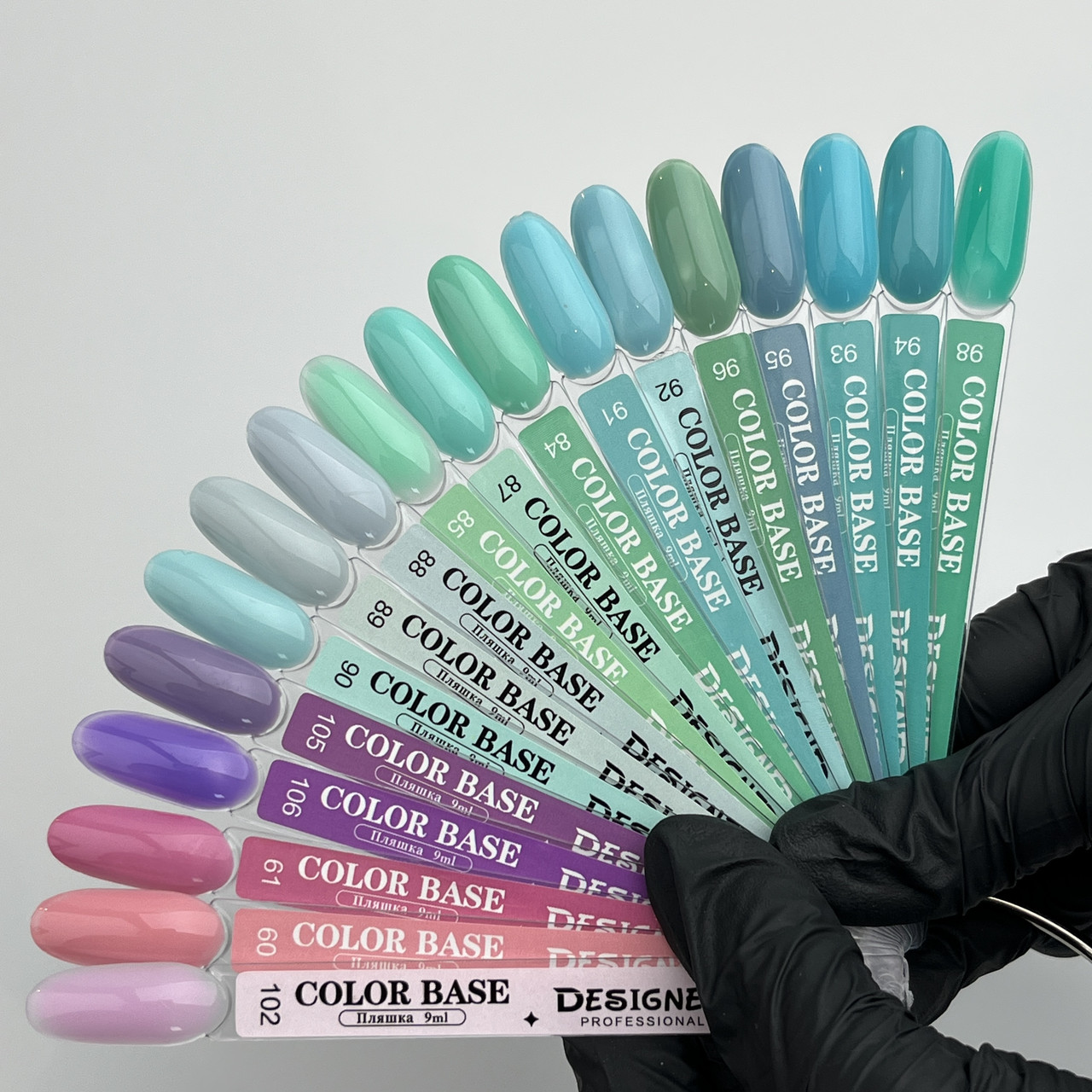 Демонстраційна палітра кольорових баз Color base Дизайнер "Pastel pleasure " Дизайнер