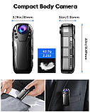 Міні Боді камера BOBLOV L02, диктофон, фото 5