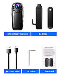 Міні Боді камера BOBLOV L02, диктофон, фото 6