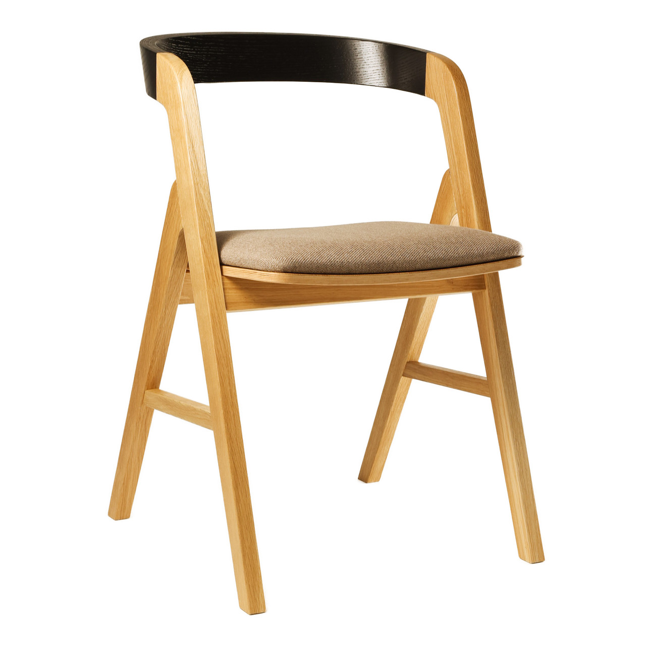 Стілець Sova натуральний / чорний / Admiral 3, фото 1