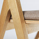 Стілець Sova натуральний / чорний / Admiral 3, фото 9