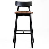 Стілець барний Dan чорний, фото 3
