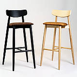 Стілець барний Dan чорний, фото 5